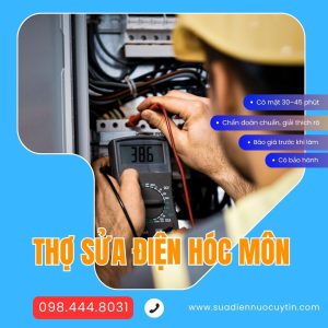 Thợ sửa điện Hóc Môn