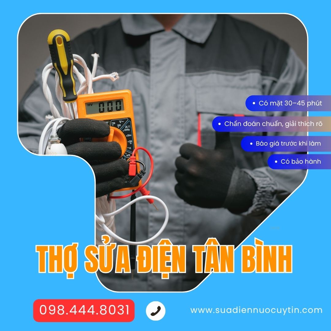 Thợ sửa điện Tân Bình