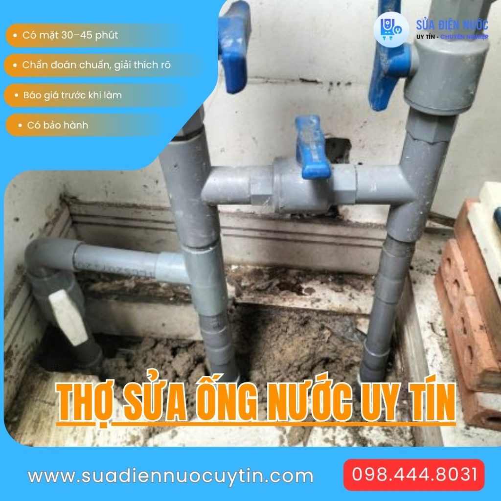 thợ sửa ống nước uy tín