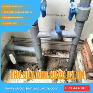 thợ sửa ống nước uy tín